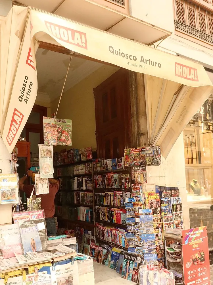 Quiosco Arturo newsstand, Malaga